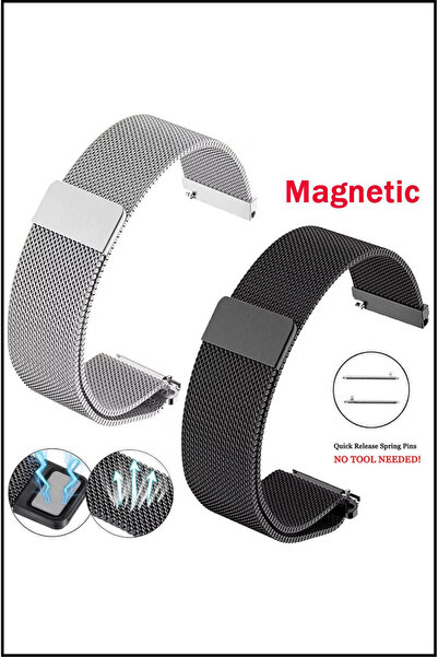 PSGT Xiaomi Redmi Watch5 Active / Lite Uyumlu Milano Metal Paslanmaz Çelik Yüksek Kalite Kordon