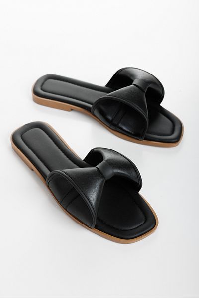 Lideral Women's Bow Detailed Daily Summer Dowry Bundle Sea Beach Home Daily Slippers