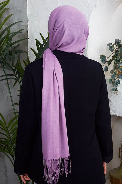 Golden Rose Cotton Emerald Tassel Shawl