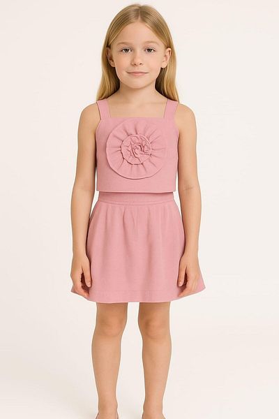 NK Girl's Sandshell Shorts Suit 8-14 Years Pink