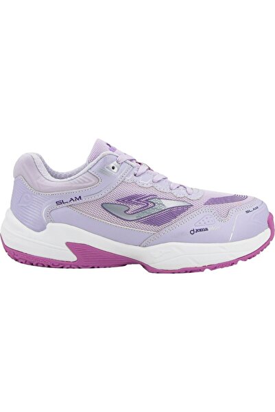 Joma Slam Момичешки лилави обувки за тенис и падел за клей и твърд корт JSLAM...