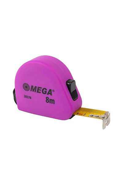 MEGA Ruleta Plastic Soft-Touch 8Mx25Mm