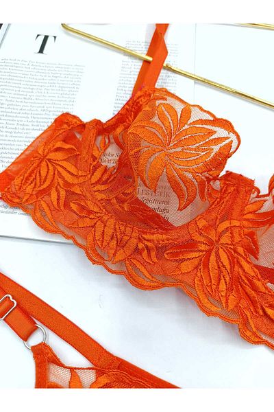 La Linaa Set bralet pentru femei Mona Orange