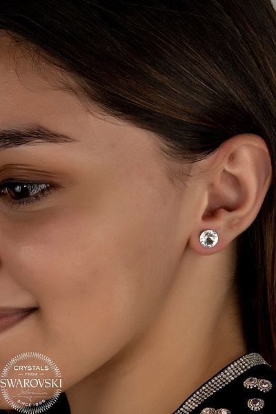 Swaroski Zirconia Crystal Stone Studded Earrings