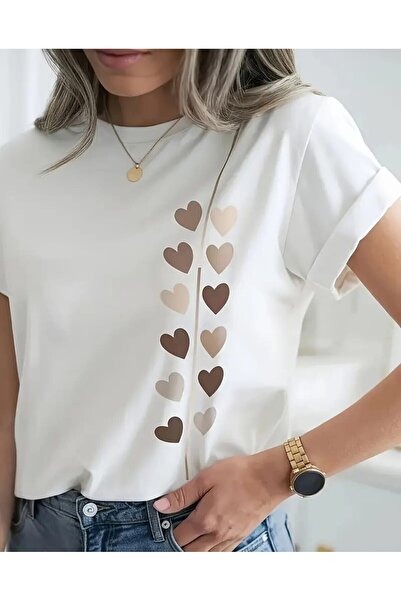 donamod Tricou unisex cu design imprimat Heart Path