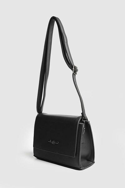 La La'Graccio Paris La'Graccio Paris Women's Nale Magnet Closure Strap Bag Black