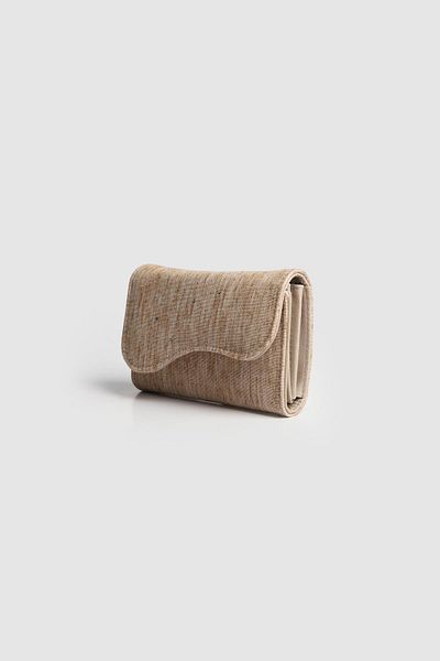 La La'Graccio Paris La'Graccio Paris Women's Babon Wallet Linen Mink