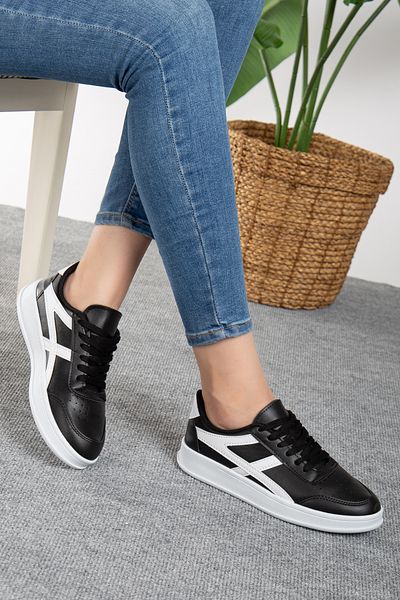 Jackers Pantofi sport unisex cu șireturi cu dungi