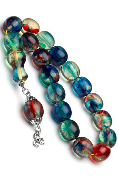 OTTOTESBİH Men's Gift 14X15Mm 3 Crescent Tassel Mascot Boy Rosary, Efe Rosary