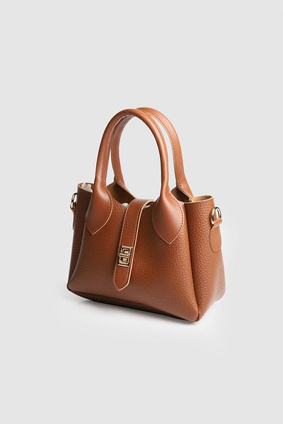 La La'Graccio Paris La'Graccio Paris Women's Berlin Puppy Handbag and Strap Bag Brown