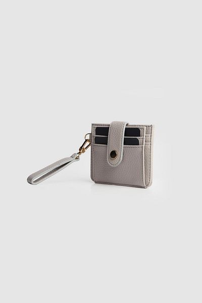 La La'Graccio Paris La'Graccio Paris Women's Greenhouse Card Holder Wallet Gray
