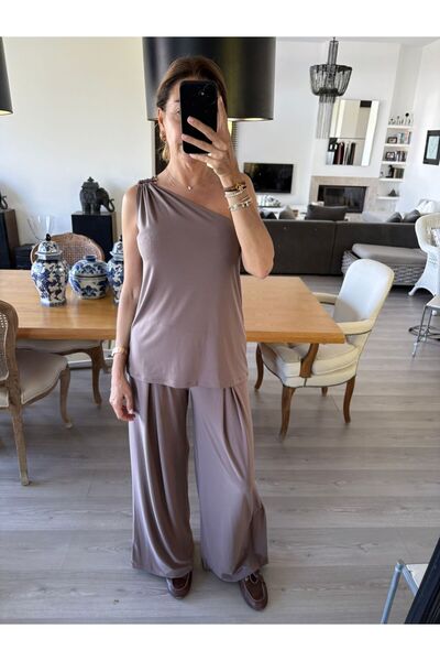 BASE Tekstil Tek Omuz Bluz