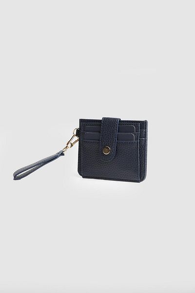 La La'Graccio Paris La'Graccio Paris Women's Greenhouse Card Holder Wallet Navy Blue