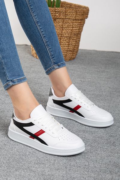 Jackers Pantofi sport unisex cu șireturi cu dungi