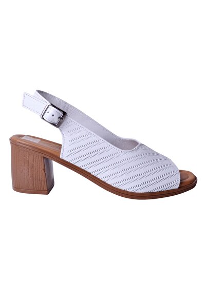 İskarpin Femi 491 Дамски кожени сандали с ток