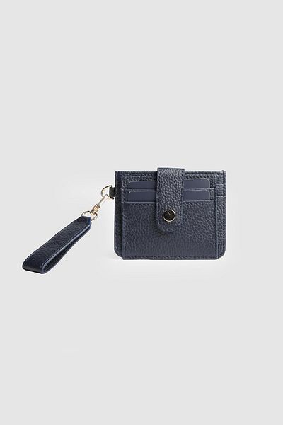 La La'Graccio Paris La'Graccio Paris Women's Greenhouse Card Holder Wallet Navy Blue