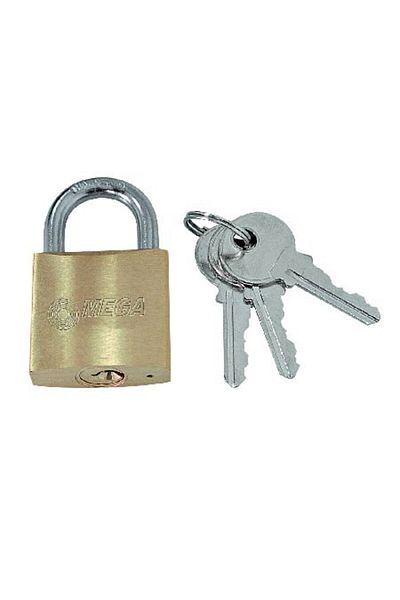 MEGA Brass Padlock 40Mm / Blister