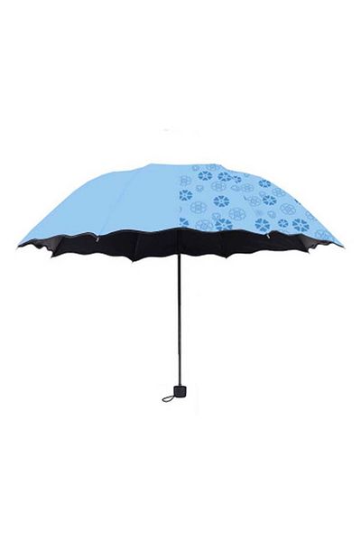 HALAMODO Anti-Uv Sunshade Folding Umbrella Blue