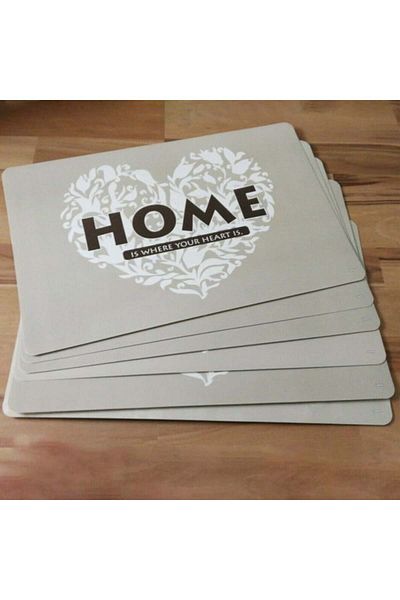 PUFO Set suporturi pentru farfurii pentru servirea mâncării, model Pufo Home, 4 piese