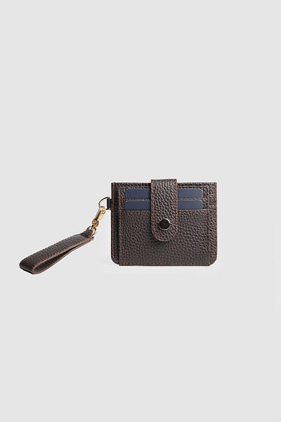 La La'Graccio Paris La'Graccio Paris Women's Greenhouse Card Holder Wallet Brown