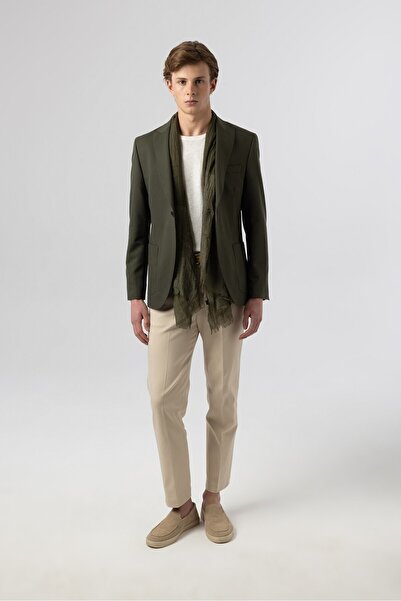 Score Michail İtalyan Kesim Kumaş Bej Pantolon 2373-04