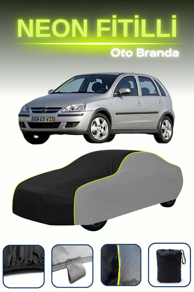 Cemku Shade رمادي-أسود-رمادي [أوبل كورسا 5 أبواب 2000 - 2003] مشمع سيارة متوا...