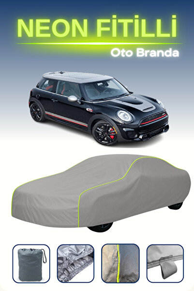 Cemku Shine رمادي [ميني كوبر نايت] متوافق مع مشمع السيارة المضلع النيون، مقاو...