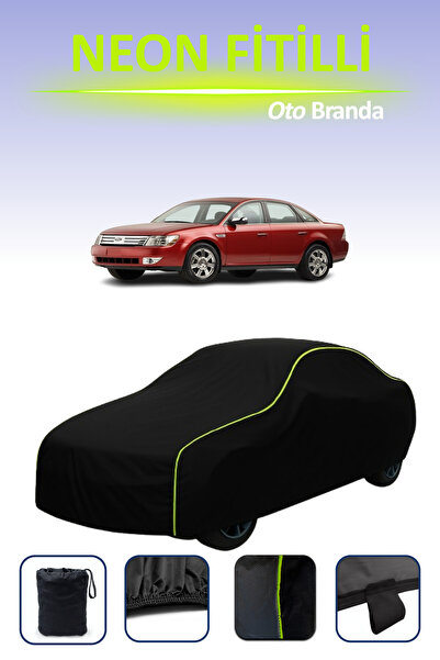 Cemku Cool Black [Ford Taurus 2007 - 2009] Compatible Neon Corded Car Tarpaul...