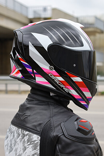 Origine Dinamo Foolish Siyah-Beyaz-Pembe Kask