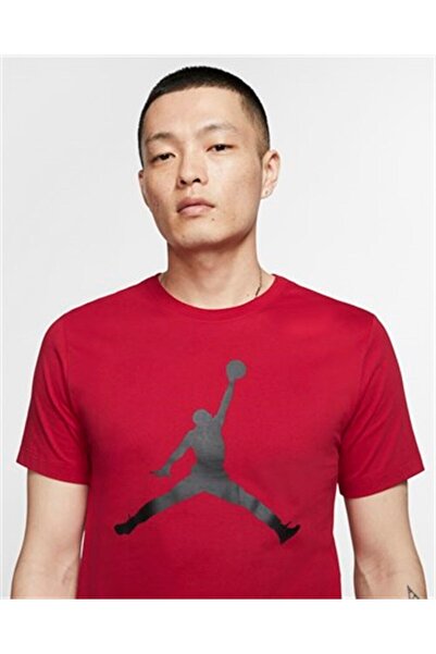 Nike M J Jumpman Ss Crew Men's Red T-Shirt - Cj0921-687