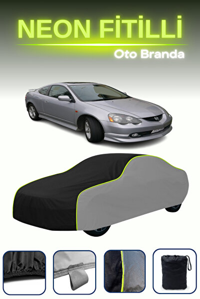 Cemku Shade Grey-Black-Grey [Honda Integra 4] Compatible Neon Corded Car Tarp...