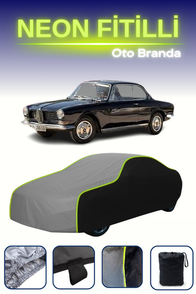 Cemku Fast أسود-رمادي-أسود [Bmw 3200 كوبيه Cs 1962 - 1965] مشمع سيارة متوافق ...