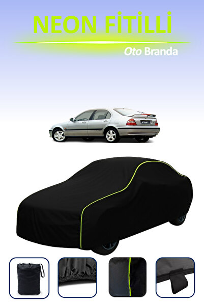 Cemku Cool أسود [هوندا سيفيك 6 هاتشباك] متوافق مع مشمع السيارة المضلع النيون، مقاوم للماء والغبار