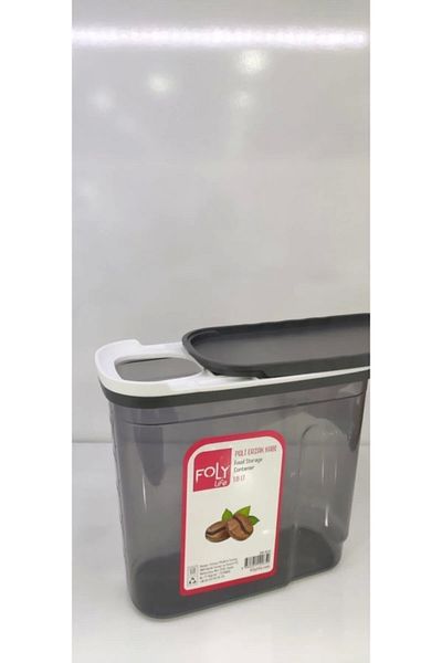 FOLY LIFE 1.8 Liter Poly Food Storage Container with Skid Cover Royaleks-Bnm-0650