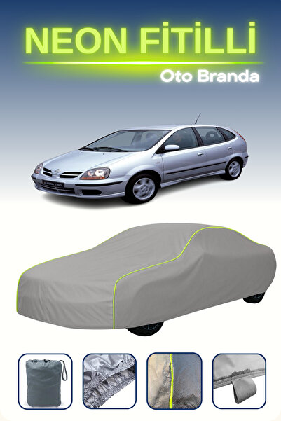 Cemku Shine رمادي [نيسان ألميرا 2 هاتشباك] مشمع سيارة متوافق مع النيون، مقاوم...