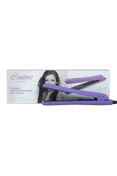 Couture Hair Pro Hair Straightener 1.25'' Beverly Hills Limited Edition - Purple