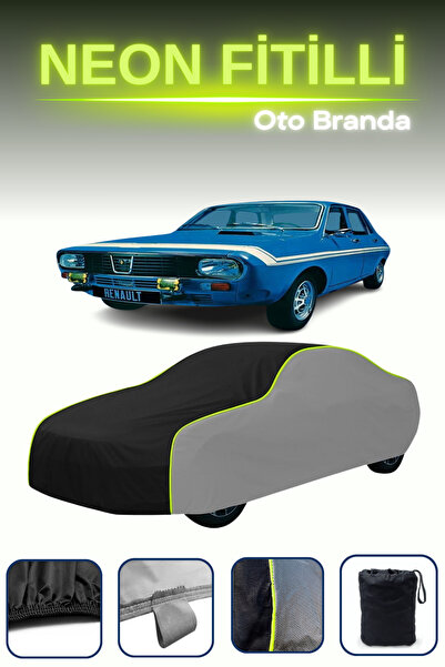 Cemku Shade رمادي-أسود-رمادي [رينو 12 جورديني 1970 - 1974] مشمع سيارة متوافق ...