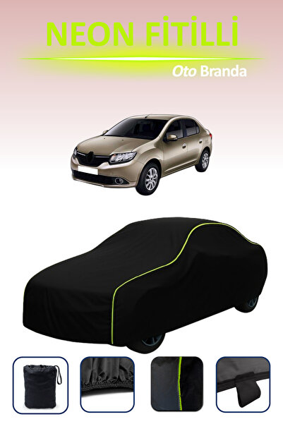 Cemku Cool أسود [رينو سيمبول سيدان] مشمع سيارة متوافق مع حبال النيون، مقاوم ل...