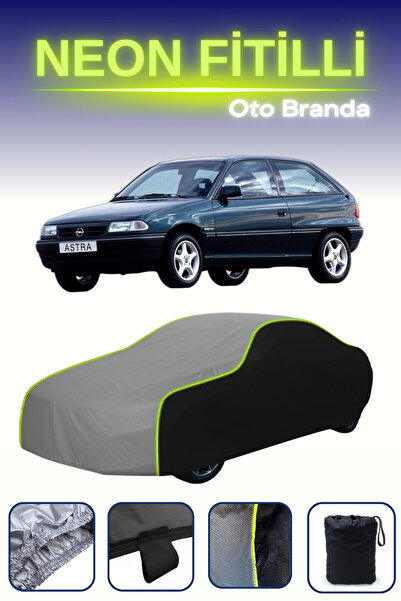 Cemku Fast أسود-رمادي-أسود [أوبل أسترا 3 أبواب 1991 - 1994] مشمع سيارة متوافق...