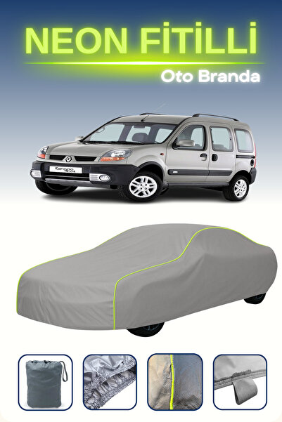 Cemku Shine رمادي [رينو كانجو 4x4 2001 - 2003] مشمع سيارة متوافق مع حبال الني...