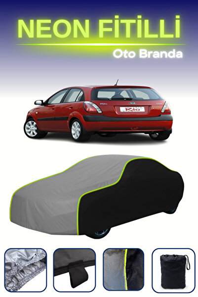 Cemku Fast أسود-رمادي-أسود [كيا ريو هاتشباك 2005 - 2008] مشمع سيارة متوافق مع...