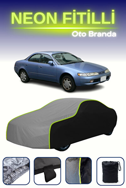 Cemku Fast أسود-رمادي-أسود [تويوتا كورولا سيريس] غطاء سيارة متوافق مع حبال ال...