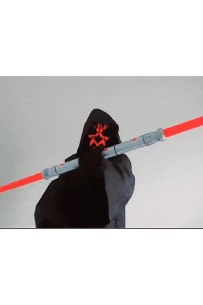 üç boyutlu haller Yıldız Savaşları Darth Maul Ikili Işın Kılıcı