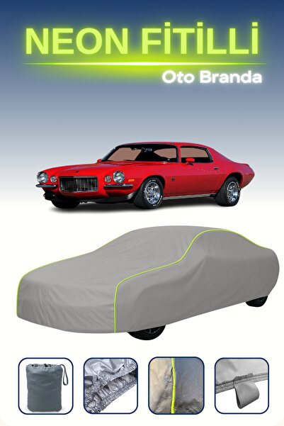 Cemku Shine رمادي [شيفروليه كامارو 1970 - 1981] مشمع سيارة متوافق مع حبال الن...