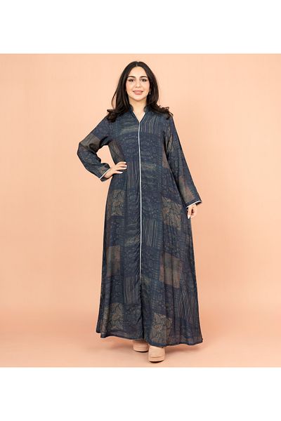 IKKXA Multicolor Patterns Modern Jalabiya