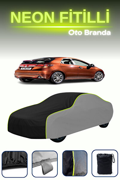 Cemku Shade رمادي-أسود-رمادي [هوندا سيفيك 5 أبواب 2008 - 2011] مشمع سيارة متو...