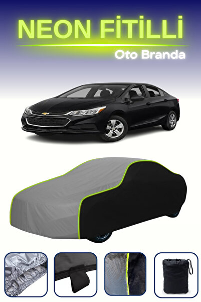 Cemku Fast أسود-رمادي-أسود [شيفروليه كروز 2016 - 2018] مشمع سيارة متوافق مع ح...