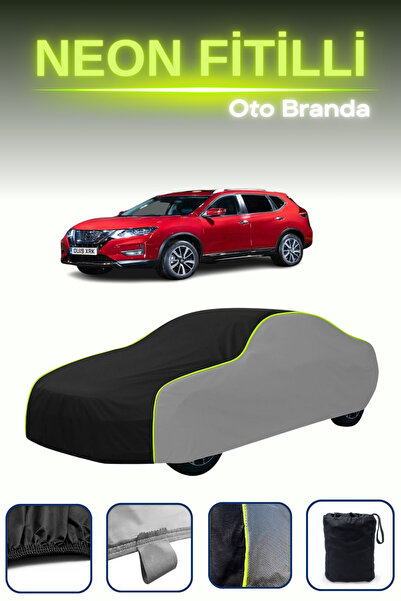 Cemku Shade رمادي-أسود-رمادي [نيسان إكس-تريل 2017 - 2021] قماش مشمع مناسب لسي...