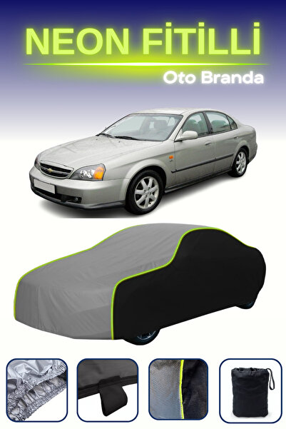 Cemku Fast أسود-رمادي-أسود [شيفروليه إيفاندا] غطاء سيارة متوافق مع حبال النيو...