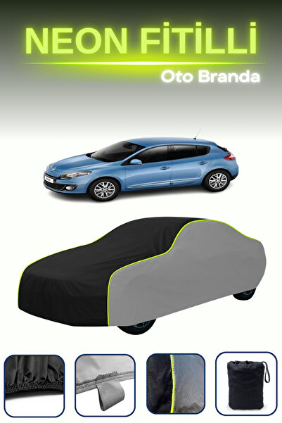 Cemku Shade رمادي-أسود-رمادي [رينو ميجان 5 أبواب 2014 - 2015] مشمع سيارة متوا...